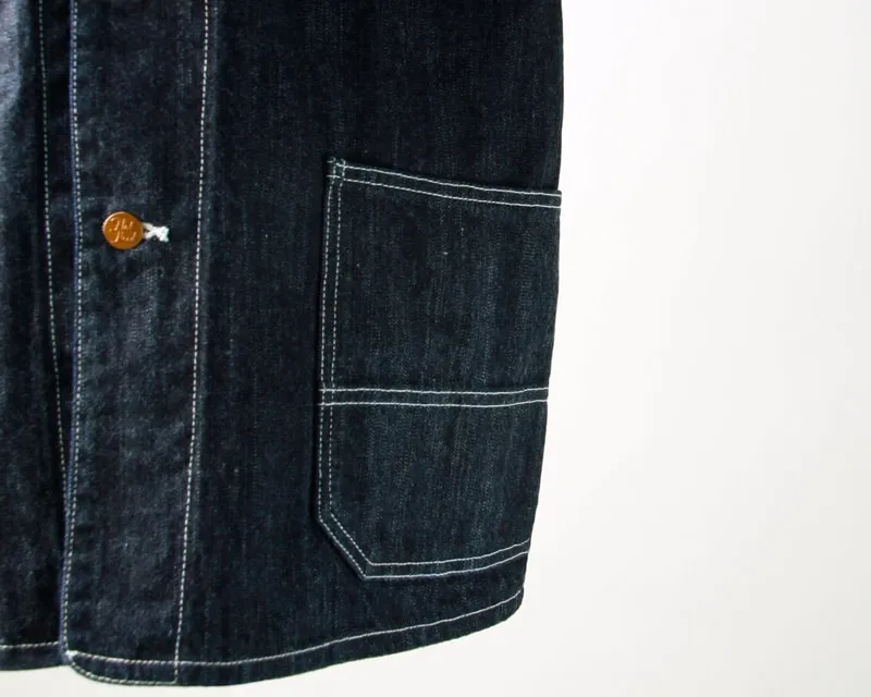 10oz Selvedge Indigo Denim Coverall FN-OJ-DC001