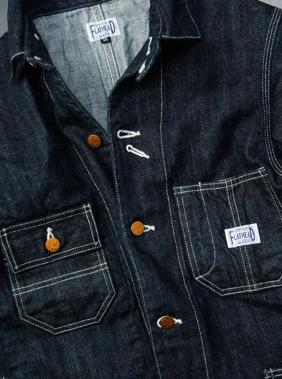 10oz Selvedge Indigo Denim Coverall FN-OJ-DC001