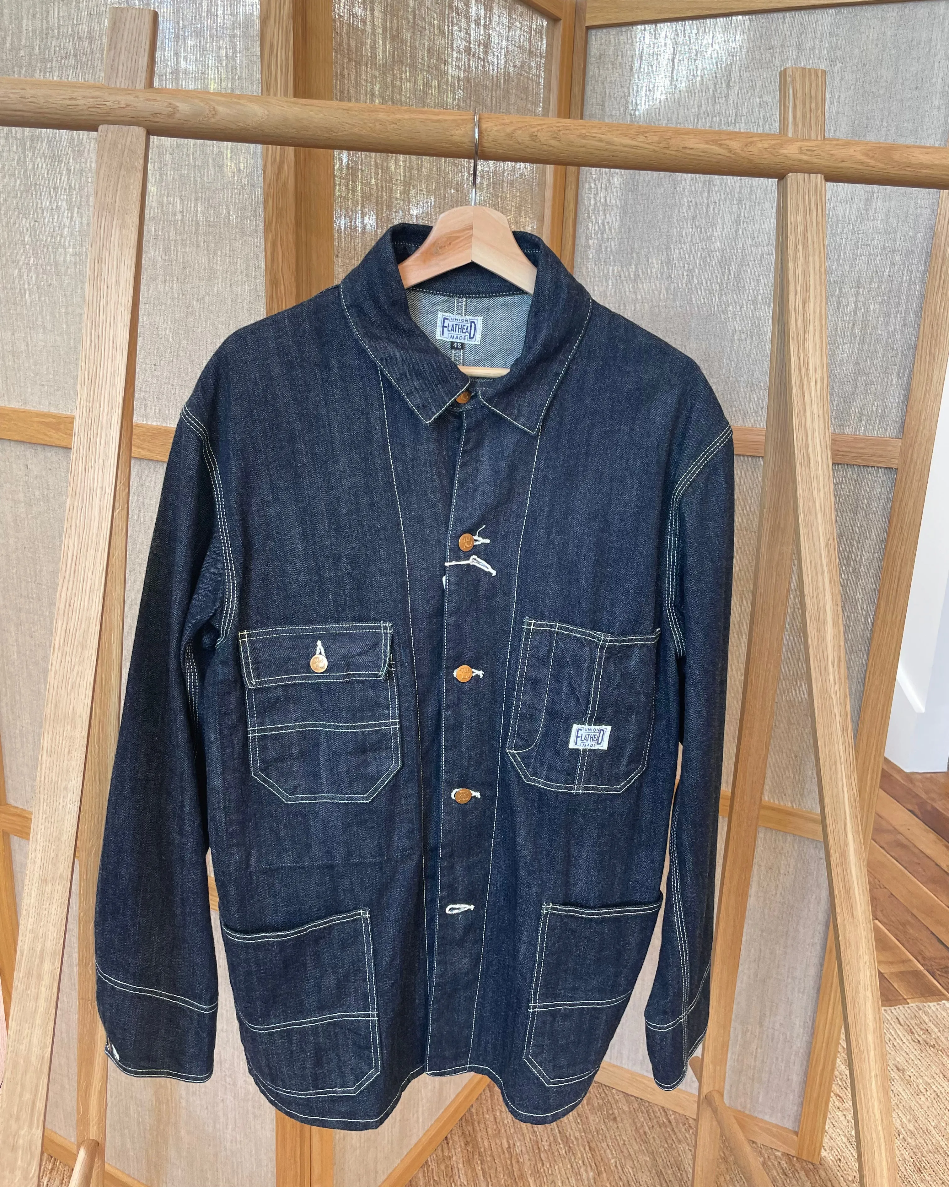 10oz Selvedge Indigo Denim Coverall FN-OJ-DC001
