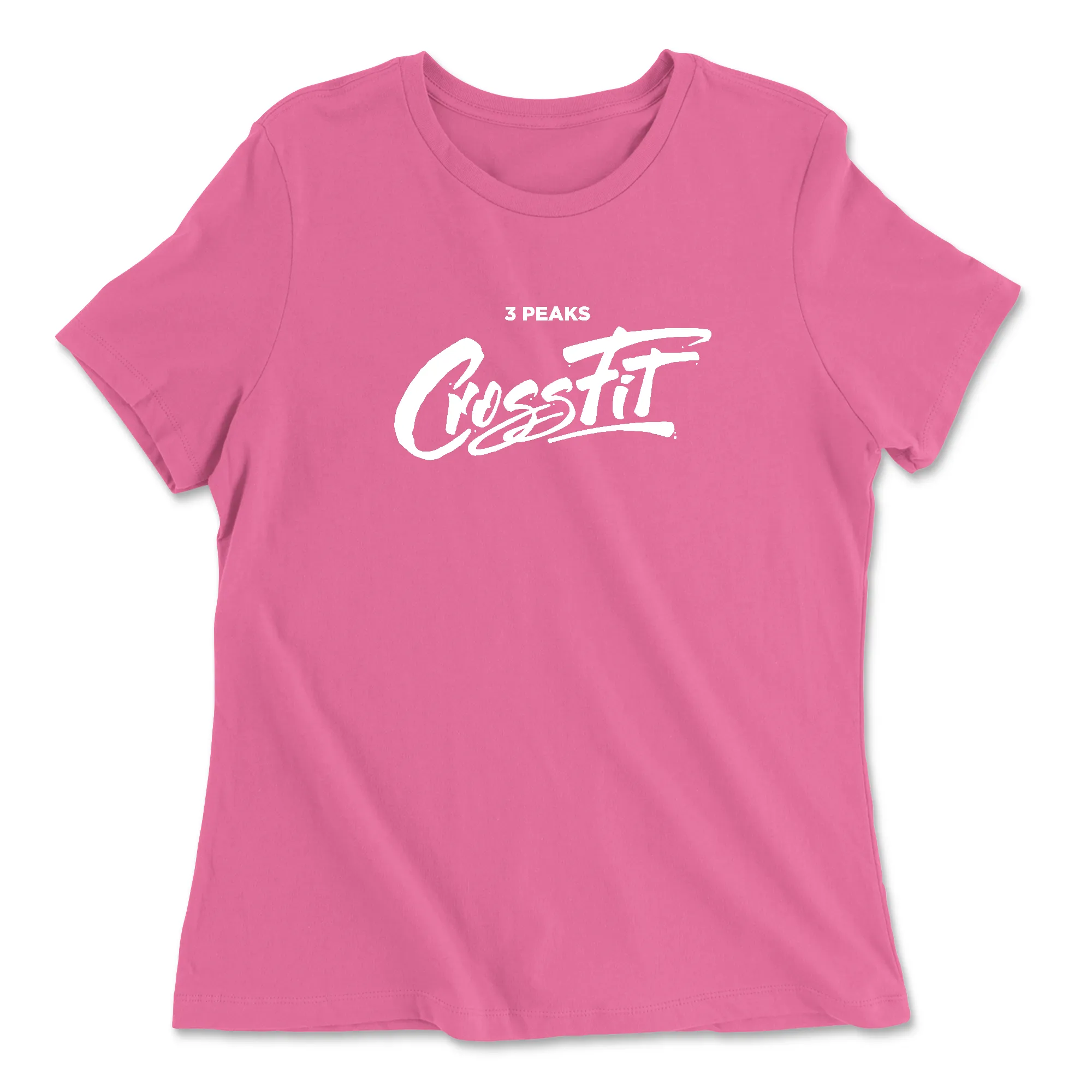 3 Peaks CrossFit Cursive Womens - Relaxed Jersey T-Shirt