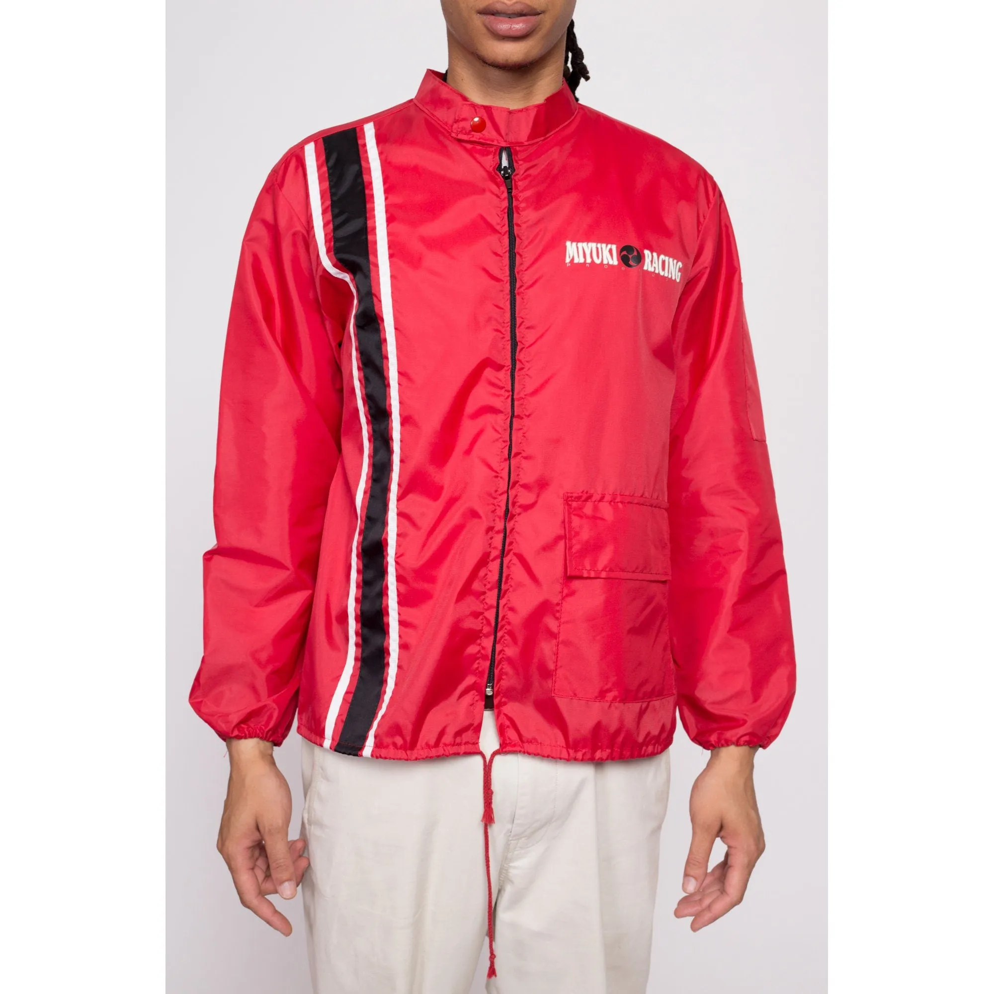 80s Miyuki Racing Windbreaker - Men's Medium, Women's Large
