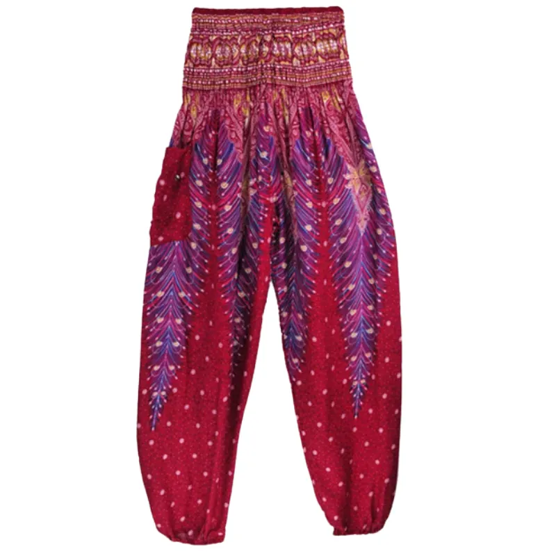 Boho Floral Harem Pants