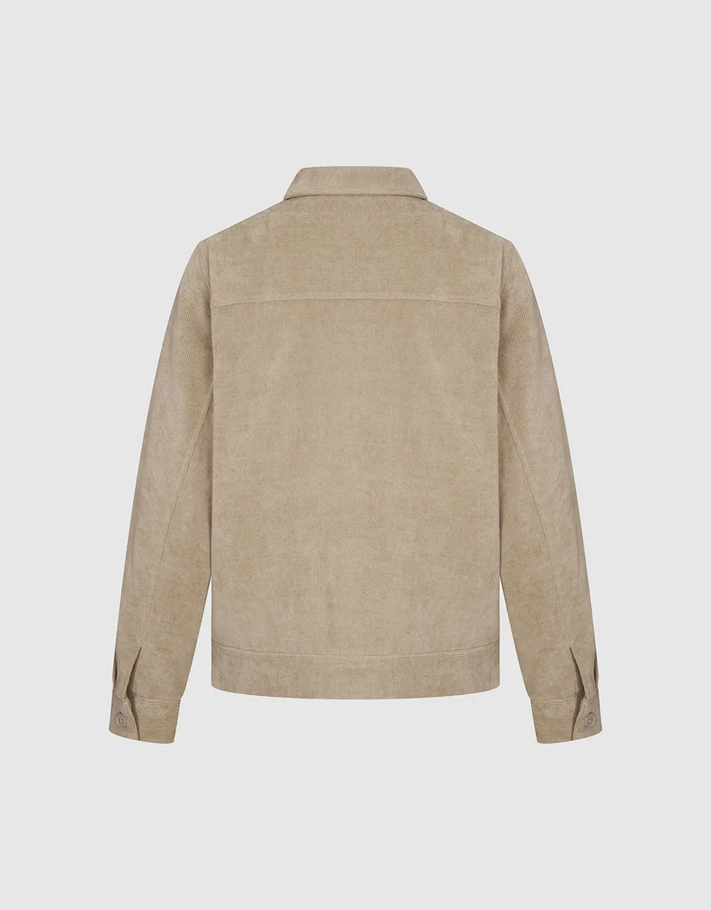 Button Up Straight Padded Coat