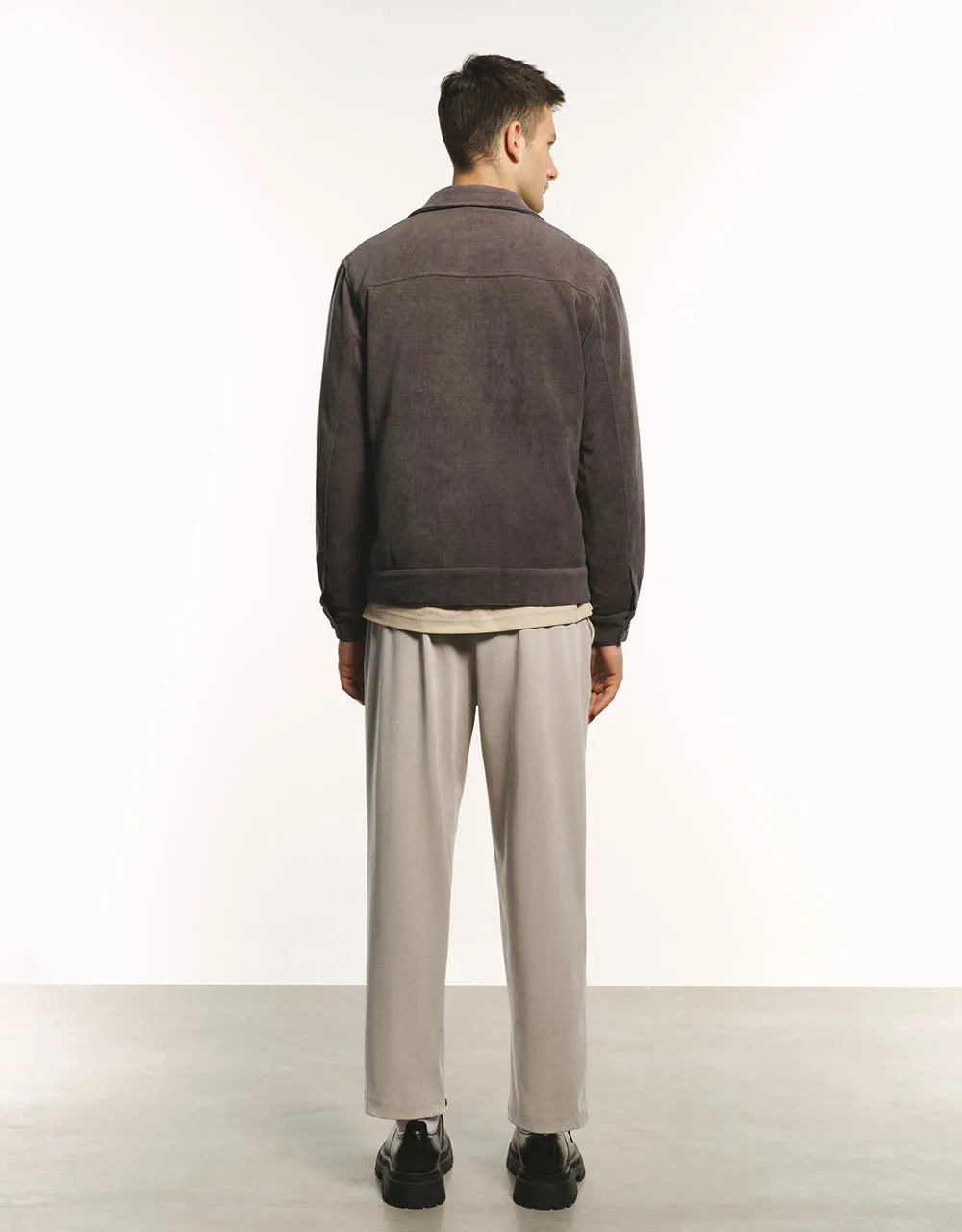 Button Up Straight Padded Coat