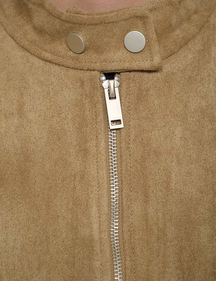Crop Suede Jacket