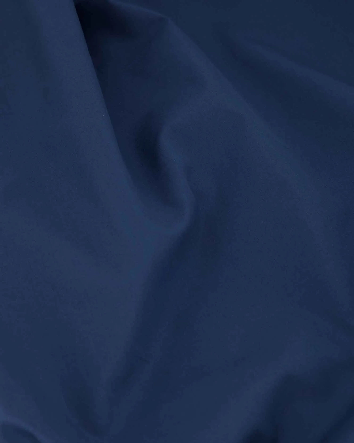 French Navy Poplin Spread Collar Shirt