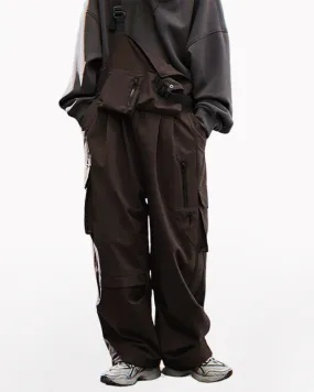 Functional Multi-Pocket Utility Overall Pants