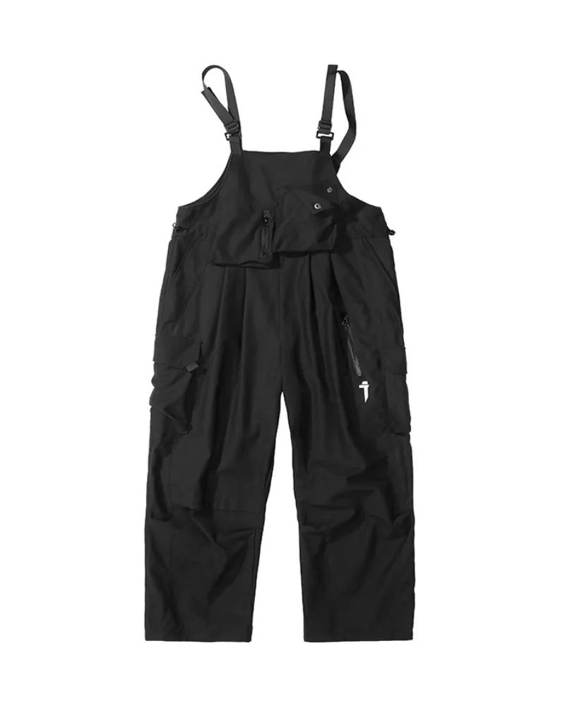Functional Multi-Pocket Utility Overall Pants