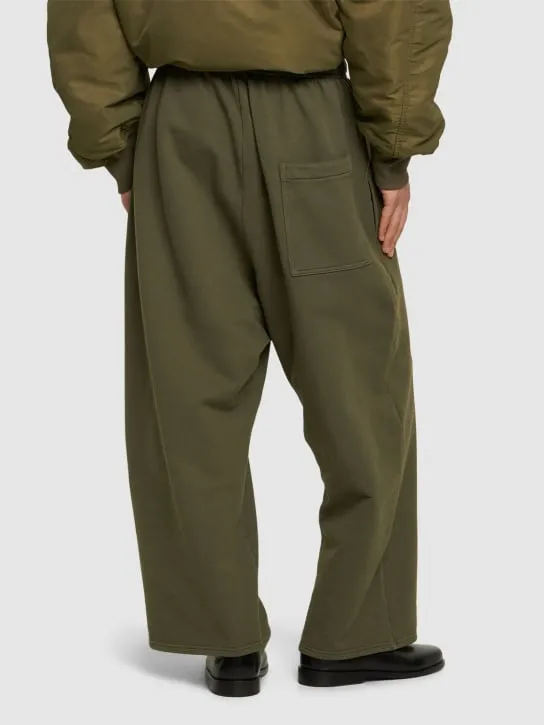 Hed Mayner   Compact brushed cotton jersey pants 