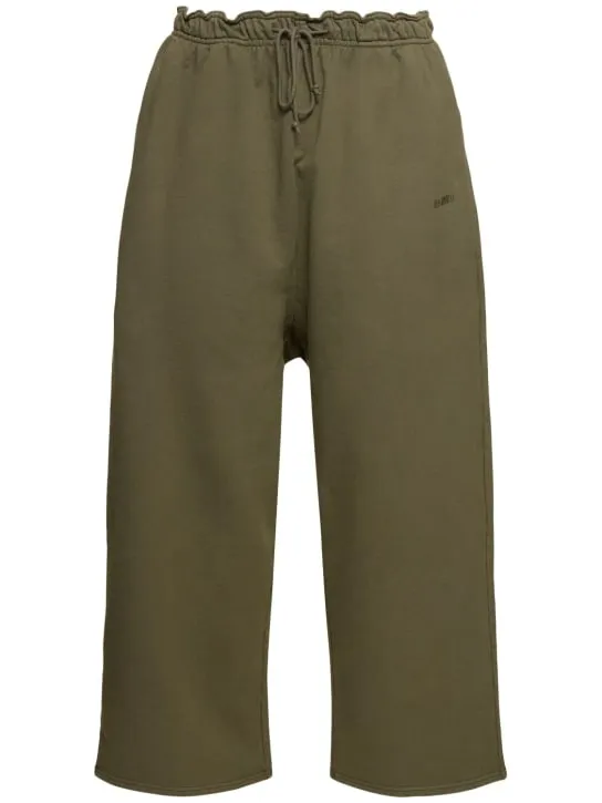 Hed Mayner   Compact brushed cotton jersey pants 