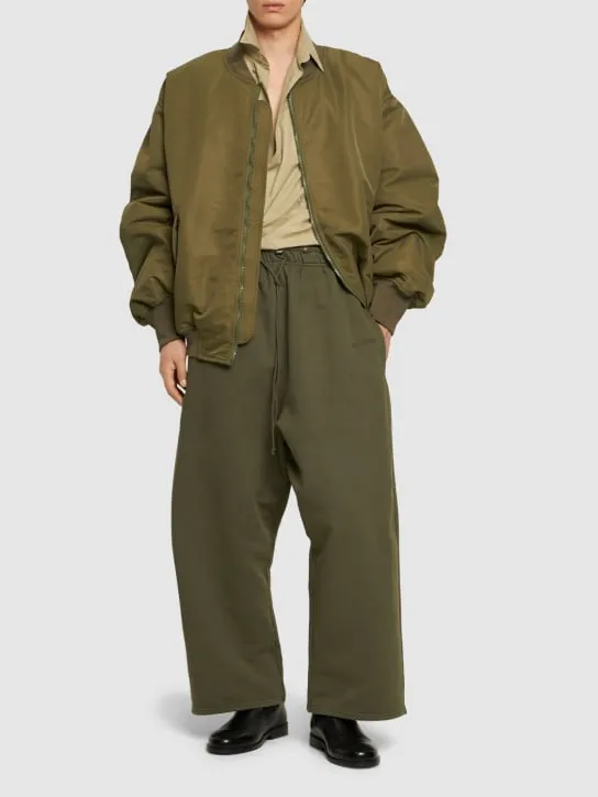 Hed Mayner   Compact brushed cotton jersey pants 