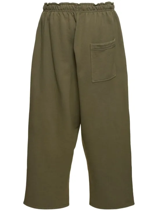 Hed Mayner   Compact brushed cotton jersey pants 