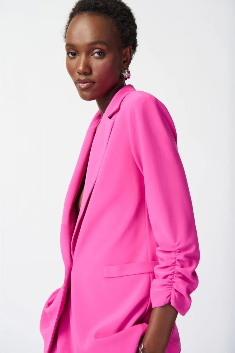 JOSEPH RIBKOFF 241031 Blazer with Shirred Sleeves