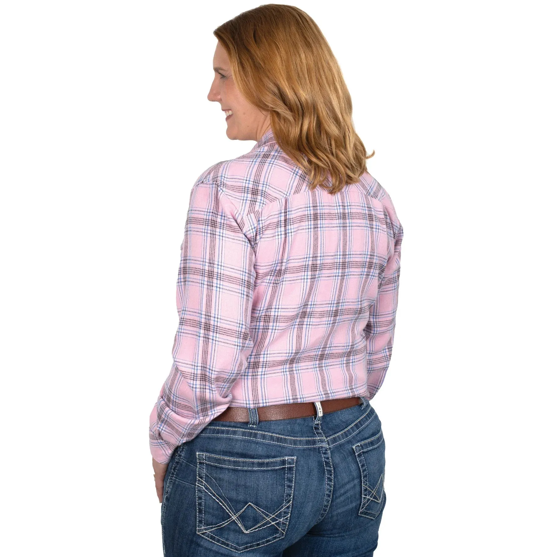 Just Country Women's Brooke Flannel- Dusty Rose