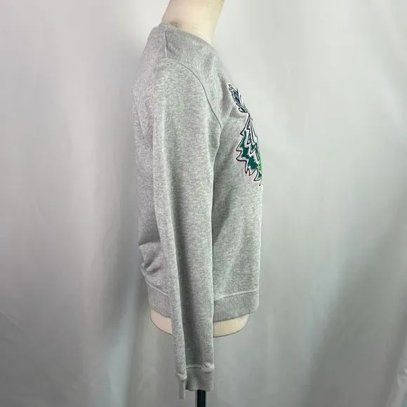 KenzoGreyTiger Face Sweatshirt