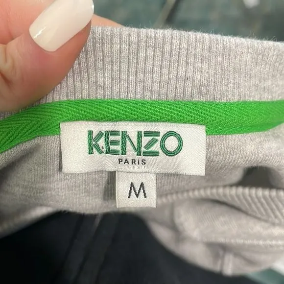KenzoGreyTiger Face Sweatshirt
