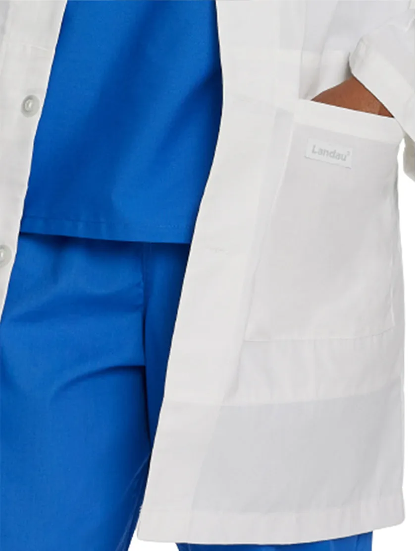 Landau Men's 5-Pocket Mid-Length Notebook Lab Coat