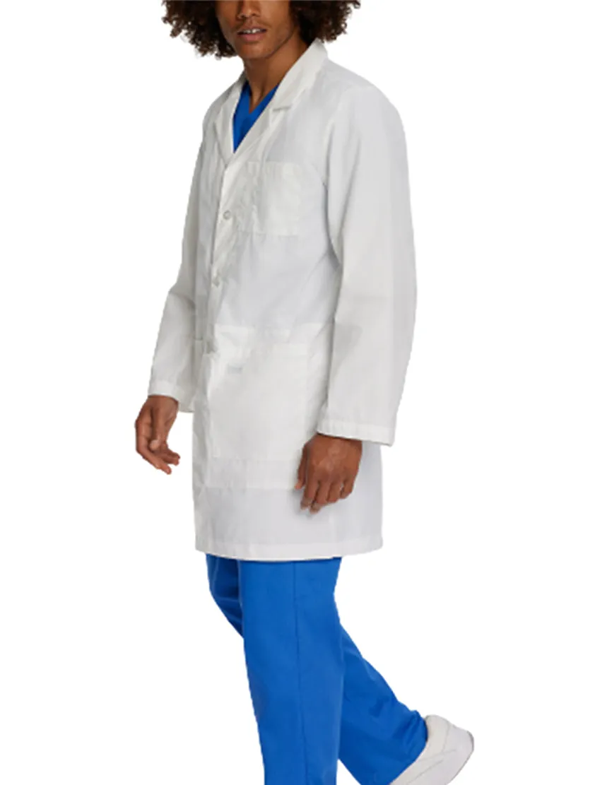 Landau Men's 5-Pocket Mid-Length Notebook Lab Coat