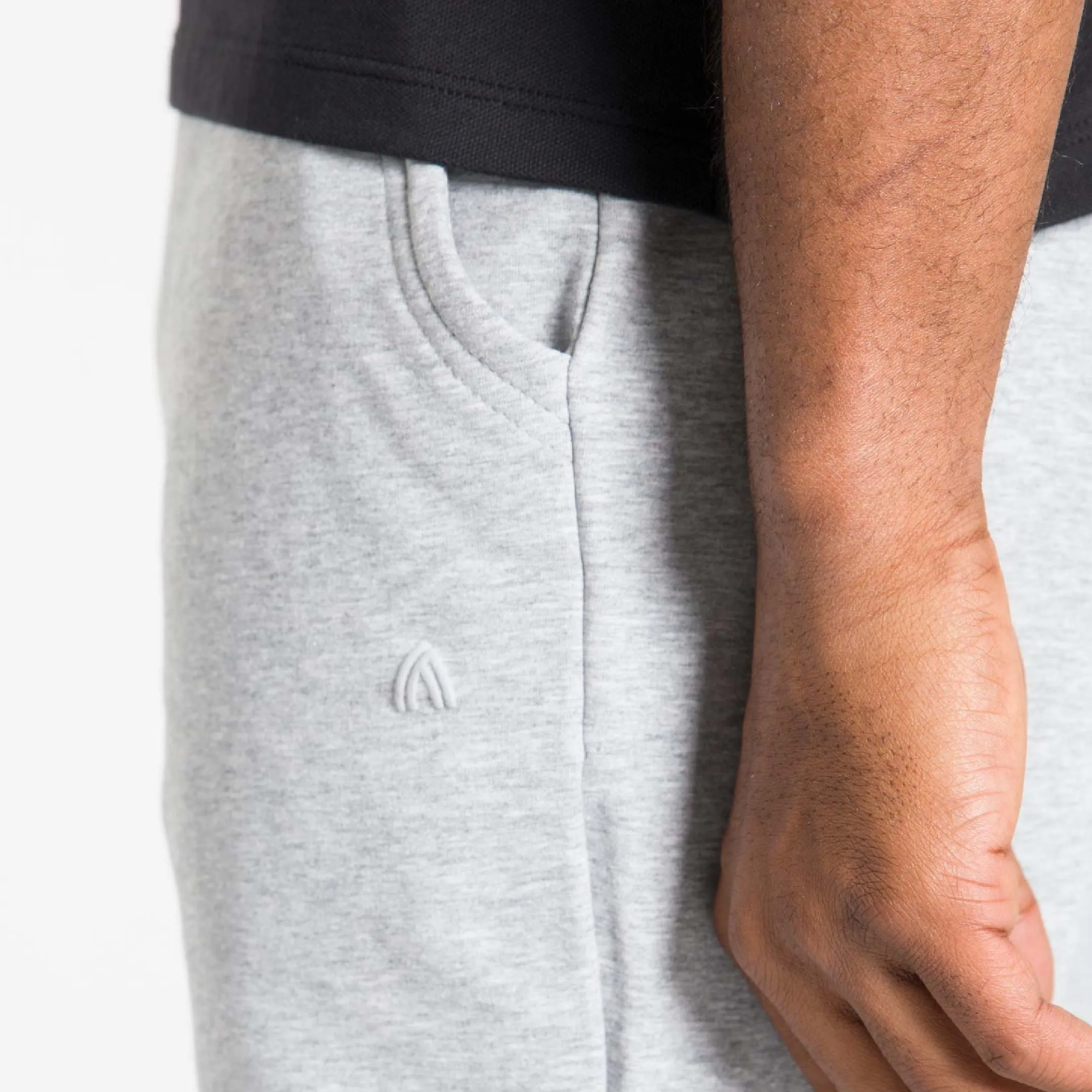 Light Grey French Terry Short