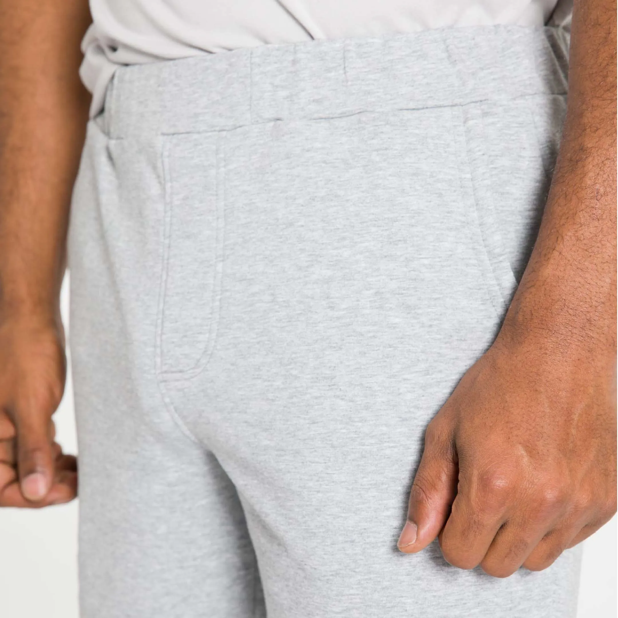 Light Grey French Terry Short