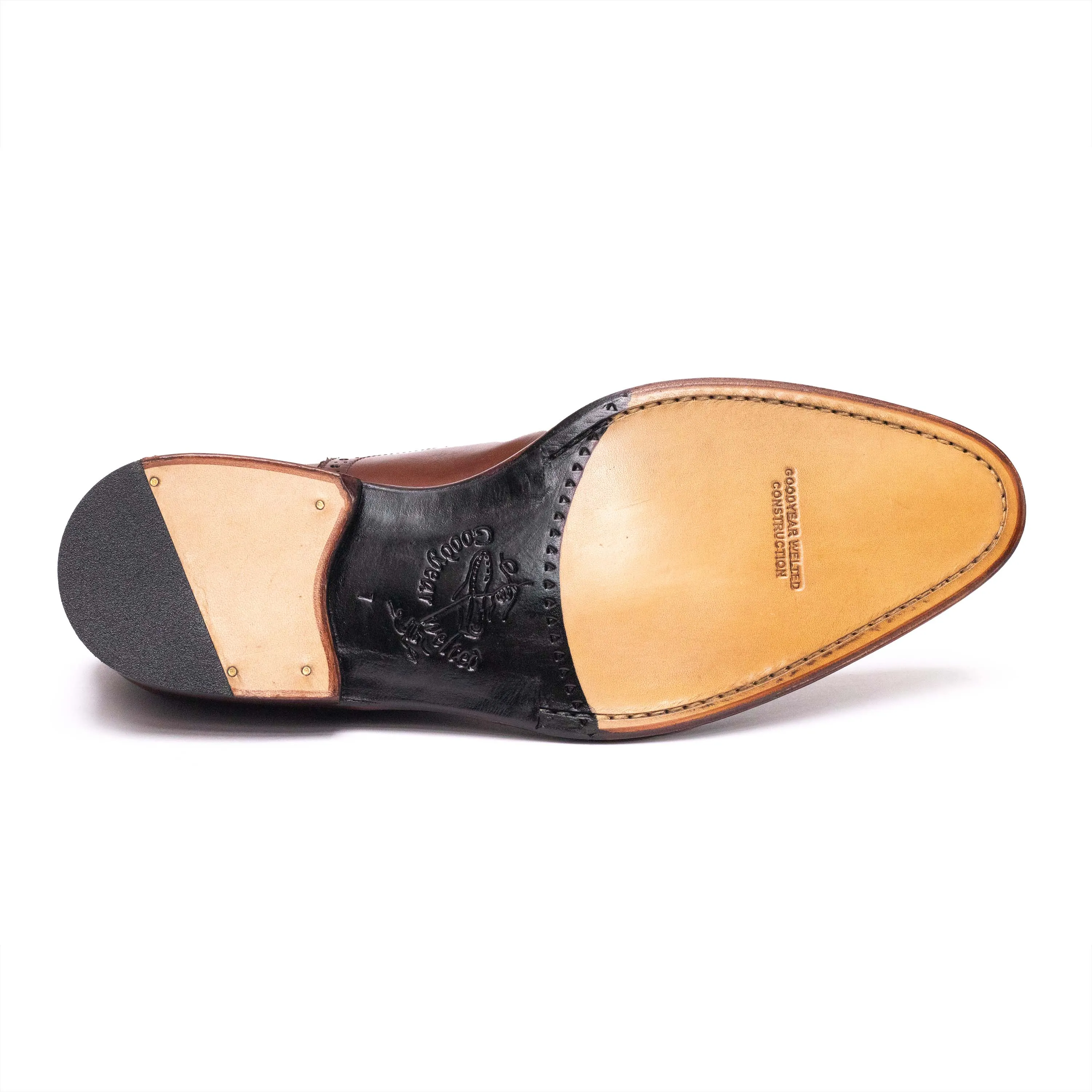 Men's Quarter Brogue Oxford / Cuoio Calf 98409
