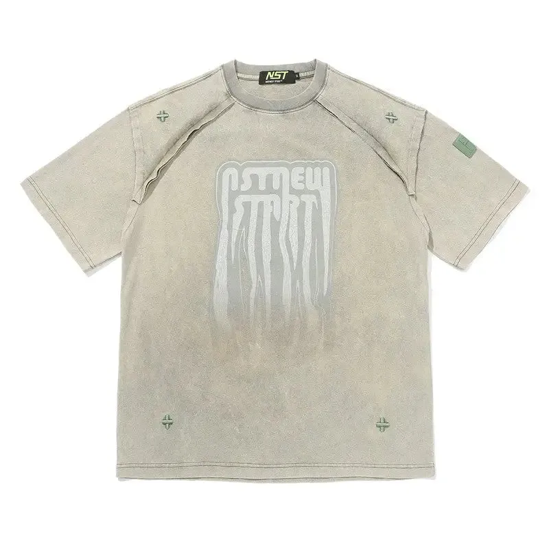 Oversized Inverted Seam T-shirt