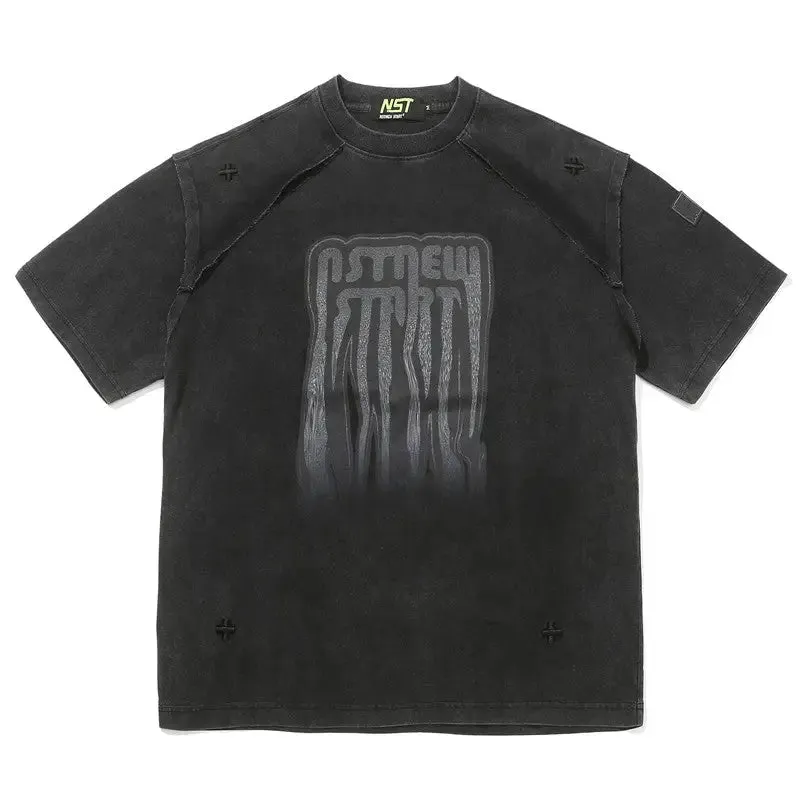 Oversized Inverted Seam T-shirt