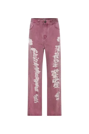Owen Pink Denim Pants