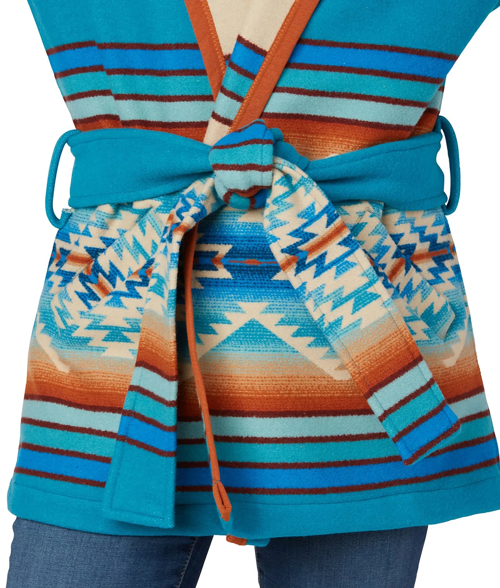Pagosa Springs Wrap Coat :: Blue