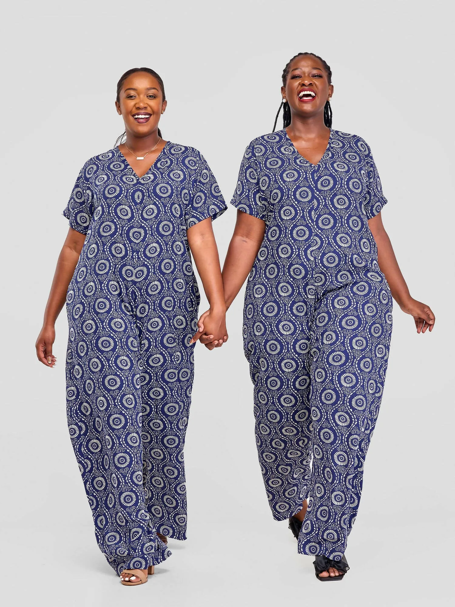 Pure Buxom Maxi Jumpsuit - Blue